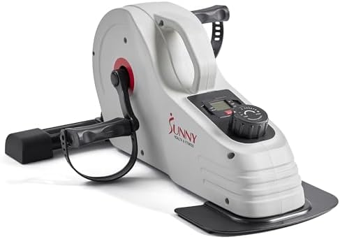 Sunny Health & Fitness Dual Function Under Desk Pedal Exerciser, ...