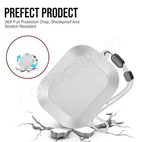 Image of Cocoonnkart Silicone Case Cover Compatible for Realme Buds Air 8 (2026) (White)