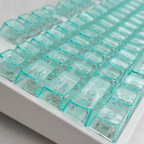 Teclado mecánico RGB personalizado con teclas transparentes de perfil OEM 7