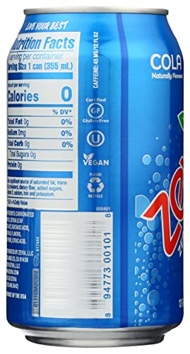 Zevia Natural Cola Diet Soda ( 4x6/12 OZ)