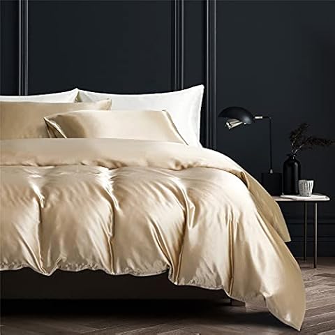 NORCH Double Satin Silk Bedding Set Cover