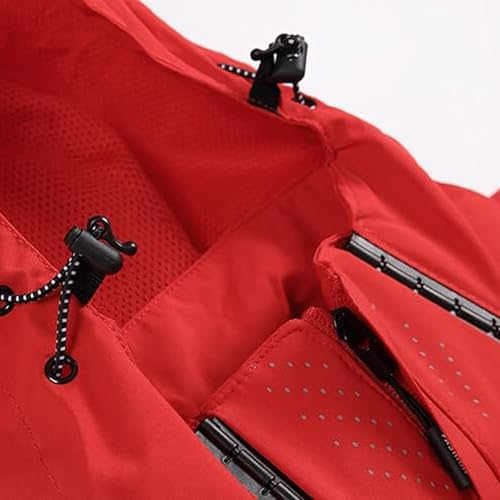 Image of Men's Waterproof Windbreaker with Removable Hood Lightweight Rain Coats for Casual Hiking Cycling