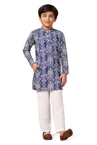 Image of Fashion Dream Boy's Cotton Blend Kurta Pyjama Set|Kids ethnic wear boys|Kurta set for boys|Kurta pajama set for kids