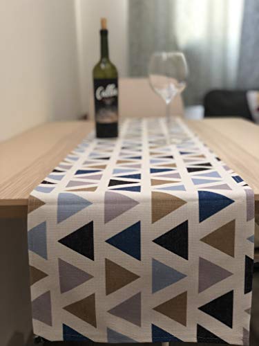 Nhomy Cotton Linen Tablecloth Blue Solid Tablecloth For Kitchen Rectangular Tablecloth Decorative Table Cloth (Blue, 51" X 86") #TOP6