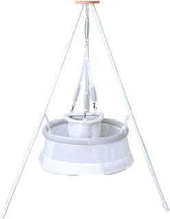 Portable Bassinet and Swing with Soothing Rocking Motion, Versatile Baby Bouncer seat for Infants 0-12 Months, Ideal for Lying and Sitting Baby Rocking Bed, Cradle Bed, Swing, Soothing