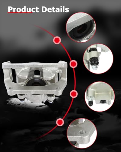 Image of cciyu 18-B4836 18-B4837 Rear Left + Right Brake Calipers W /Bracket For Chrysler For Aspen 2007-2009,For Dodge For Durango 2004-2009,For Dodge For Ram 1500 2002-2010,For Ram For 1500 2011-2018