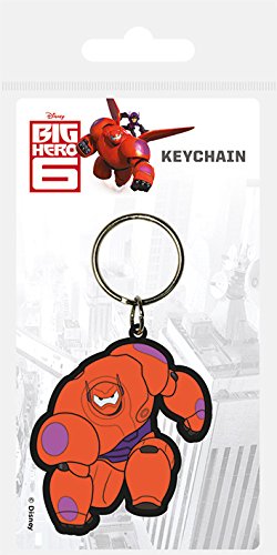 Disney Pyramid International Big Hero 6 Baymax Rubber Keychain, Multi-Colour, 4.5 x 6 cm