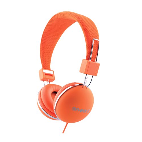 On Earz Vibrant Lounge Square - Auriculares, color Naranja