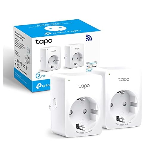 Tapo P110 (Confezione da 2 Pezzi) Presa Intelligente con Monitoraggio Energia, Smart Plug Compatibile con Alexa, Monitora il Consumo di Energia, Controllo Remoto Tramite Tapo, 16A 3680W
