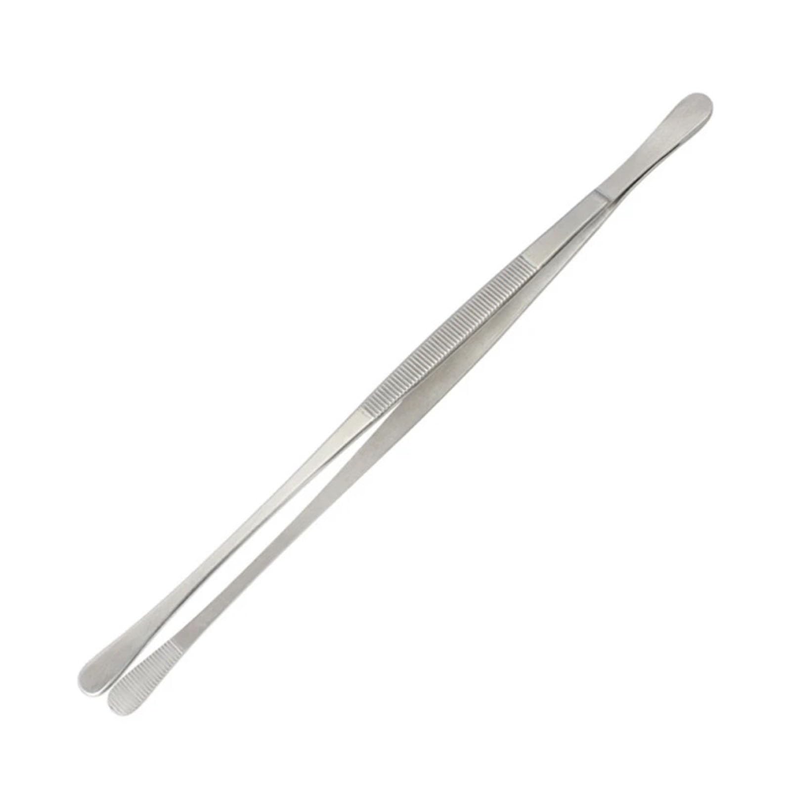 Szczypce do grilla, BBQ 30cm Szczypce do grilla ze stali nierdzewnej Szczypce do żywności Klips do żywności Narzędzie do grillowania Akcesoria do grilla Okrągłe/ostre szczypce do gotowania Akcesoria(R