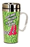 Wizard Of Oz Drop a House Insulated Mug, Green