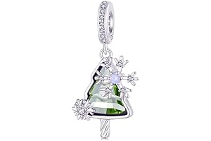 Radiante Christmas Tree Charm Bead - 925 Sterling Silver European Charm Fit...