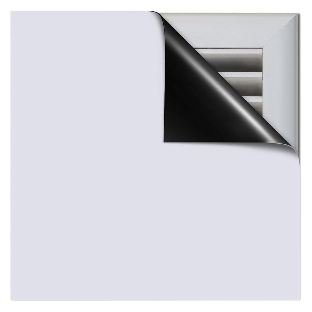 Coperchi Di Aerazione Magnetici Quadrati in 4 Pezzi,Spesso Coperchi Di Aerazione Magnetici A Terra per Bocche Di Aerazione e Registri Soffitto, Bocche Di Aerazione Non Incluse