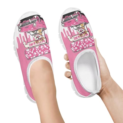 Boys Girls Soft Slip On Loafers Lightweight Casual Walking Shoes Non Slip Athletic Sneaker for Little Big Kids White Sole Size 11-152