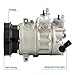 KAC AC Compressor for Jet-ta 2005-2014 2.5L, Passat 2012-2014 2.5L, Beetle 2006 2012-2014 2.5L, Beetle 2007-2010, Rabbit 2006-2009, Golf 2010-2014 2.5L, Golf 2014 2.0T, 198567 AC Compressor w/Clutch