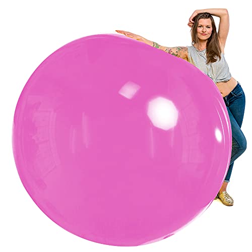 TILCO BALLOONS | 72 Inch Giant XL Balloons Pink | Extra Large Jumbo Party Balloons for Birthdays, Weddings & Events | Inflate with Air, Helium, or Water | Heavy-Duty & Thick Oversized Décor