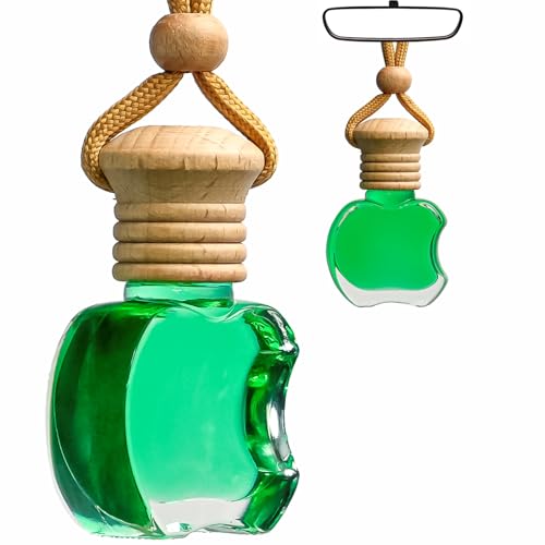 Image of Kabod Bamboo Car Air Freshener | Hanging Essential Oil Diffuser | Natural Odor Eliminator | Long-Lasting Fragrance | 10 ml