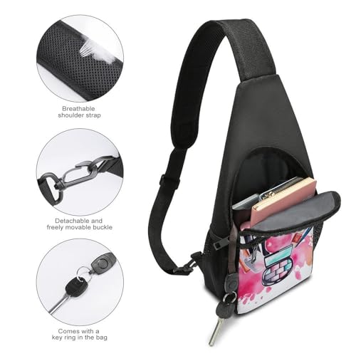Bolso Cruzado Casual Multifuncional de Nylon y Poliéster miniatura 4