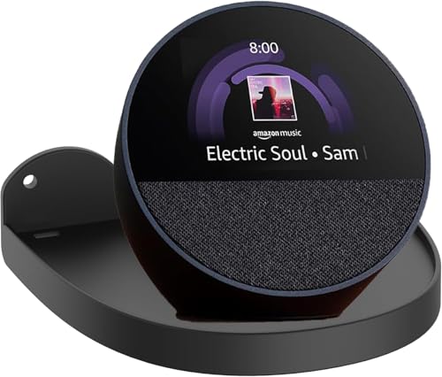 Fixation murale Echo Dot 5 blanche pour cuisine et chambre connectée