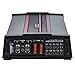 DS18 CANDY-X5B Amplifier in Black - Class D, 5 Channels, 2000 Watts Max, Digital, 1/2/4 Ohm, with Remote Subwoofer Level Controller - Compact Amplifier for Speakers/Subwoofer