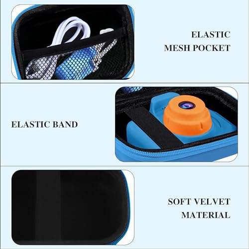 Funda para cámara infantil Leayjeen compatible con cámaras digitales miniatura 6