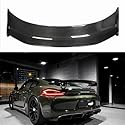 HCGLED Heckspoiler Kofferraumspoiler für Porsche Cayman 981 986 987 718 GT4 GT, Schwarz, Kunststoff, Lackiert, Einschraubbar