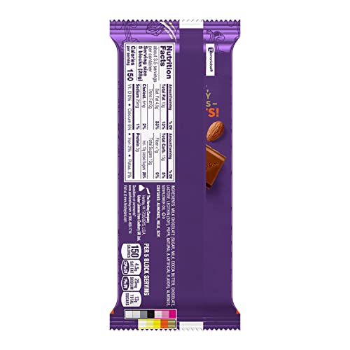 Image of CADBURY DAIRY MILK Roast Almond Milk Chocolate Candy Bar, 3.5 oz (Pack of 2)