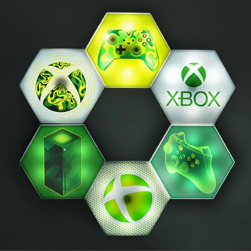 PALADONE LUCES LED HEXAGONALES, XBOX, DE PIE O DE PARED, PERSONALIZABLES PARA SALA DE JUEGOS, CON CAMBIO DE LUZ TELEDIRIGIDO Y MODOS MUSICALES ACTIVOS
Paladone Luces LED hexagonales, Xbox, de pie o de pared, personalizables para sala de juegos, con...