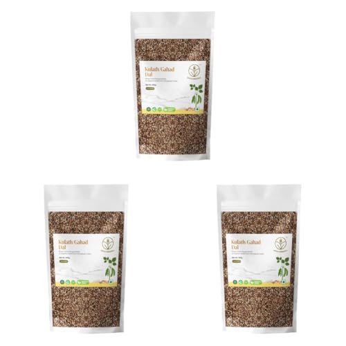 Image of Shiva Organic Himalayan Kulath (Kulthi) / Gahad /horsegram Dal 900g - Unpolished, 100% Natural, Organically Sourced (Pack of 3)
