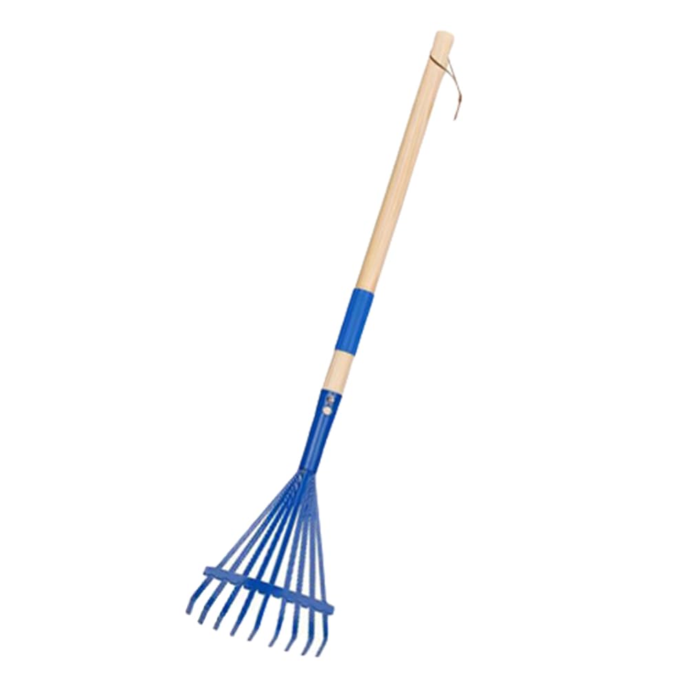 Children's Rake with Hardwood Handle and Cute Rake for Children, Garden Tool for Children Over 3 Years