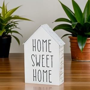 Collinspaintingrustichouseshapedwoodblocksigncutewoodentabletopdecorationforhomedecorgiftformommothersdayhomesweethome3wx4hx1d Urban Country Home Decor Collins painting rustic house shaped wood block sign cute wooden tabletop decoration for home decor gift for mom mothers day home sweet home 3w x 4h x 1d urban country home decor
