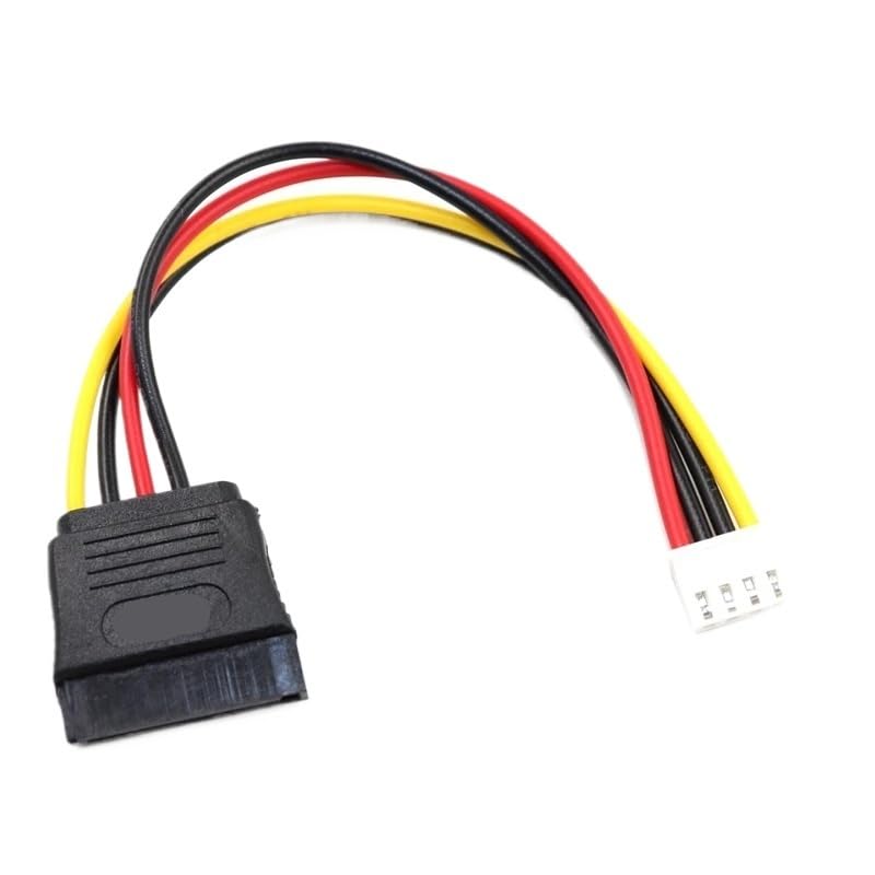 Adaptador de alimentación ITX FDD Floppy 4Pin a SATA 15Pin