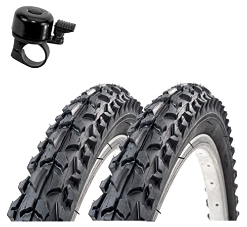 2 x Roverstone 24' Fahrradreifen Fahrradmantel schwarz 57-507 (24x2,125)...