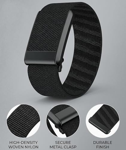 Image of Compatible with Whoop 5.0 Band Straps, Dark Gray Silicone Replacement Band for Fitness Training, Water Activities, Adjustable Breathable Sport Strap for Men and Women