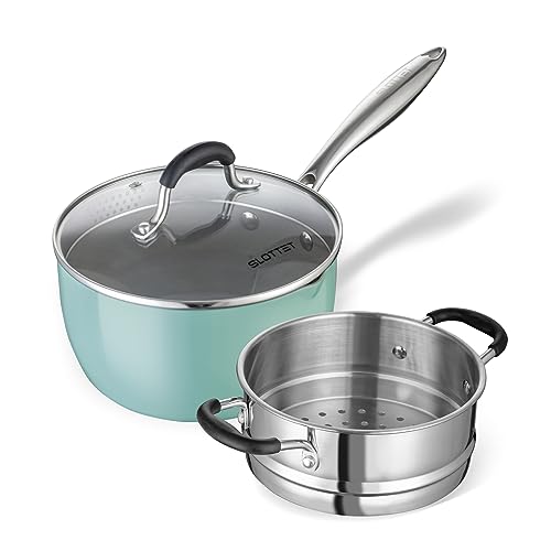 Olla pequeña multiusos para cocinar al vapor y hervir pasta cómodamente 2