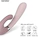 Satisfyer Heat Wave Connect App Rabbit-Vibrador | Vibrador Bunny Bluetooth para Mujeres | Con Función de Calor y Control por App | Estimulación Vibrante | Silicona Médica | 20 cm | Violeta