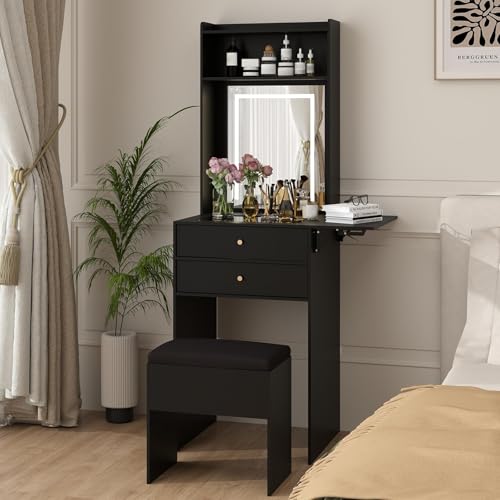 Small Black Vanity