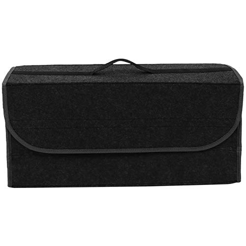 FAVOMOTO 1pc Car Trunk Organizer Auto Storage Box for Deep for Any Vehicle Trunk Use