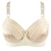 Produktbild dahuo Damen Push-Up-BH, volle Abdeckung, Übergröße, bequem, ohne Kabel Gr. 80C, 2