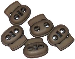 Midwest Cord TM Brand 2 Hole Cord Locks for Use with 550 Paracord and Other Craft Cords
