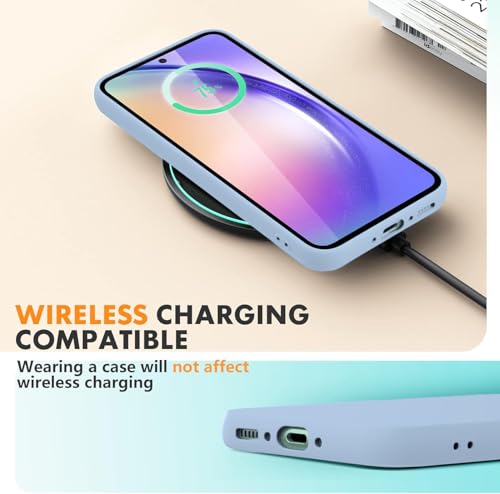 Image of DIZORO Microfiber Candy Case Compatible for Samsung M54 5G / F54 5G Smooth Touch Cushion Liquid Soft Silicone Gel Rubber Phone Cases Non-Slip Full Body Protective Shockproof Back Cover Carolina