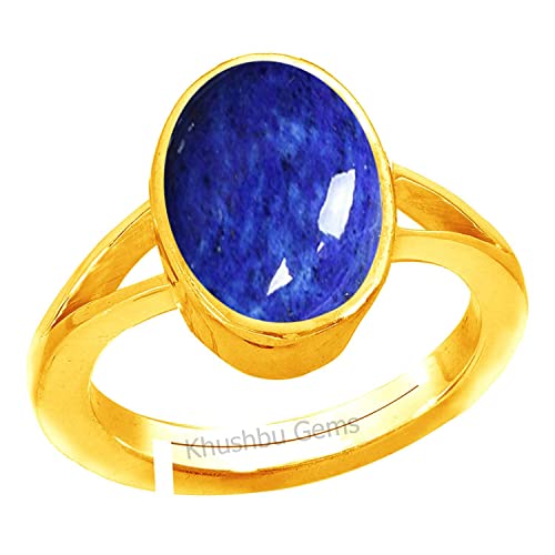 Bague Lapis Lazuli naturel non chauffé de qualité A+ supérieure pour homme et femme