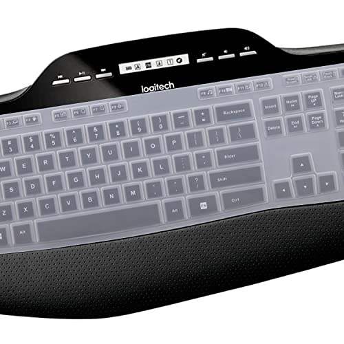Protector de Teclado Silicona Ultra Delgada para Logitech MK710 miniatura 3