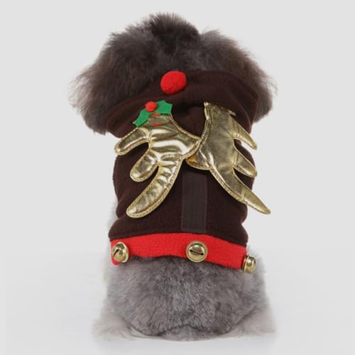 Disfraz de Navidad para perros SUPVOX cómodo y transpirable miniatura 7