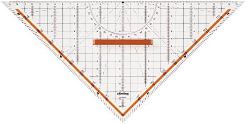 Rotring Centro Large Geometry Set Square with Handle 23cm