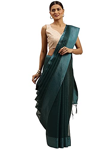 Image of AKHILAM Women's Casual Fancy net Solid Saree with Unstitched Blouse Piece(NIYATI44 M Parent)