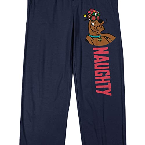 Scooby Doo Naughty Men's Navy Sleep Pajama Pants2
