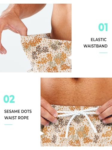 NORTHYARD Mens Swim Trunks Board Shorts 9 Inch Bathing Suit Swimwear Quick Dry Beach Short with Zipper Pocket - No Mesh Liner4