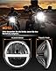 CO LIGHT 5,75 Zoll LED Scheinwerfer Motorrad,5-3/4 Zoll Rund LED Zusatzscheinwerfer Motorrad Headlight mit DRL Hi-Lo Beam, E Geprüft IP68 Wasserdicht