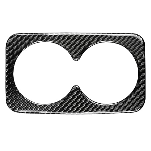 Cubierta de fibra de carbono para portavasos trasero Cadillac XT5 XT6 miniatura 2